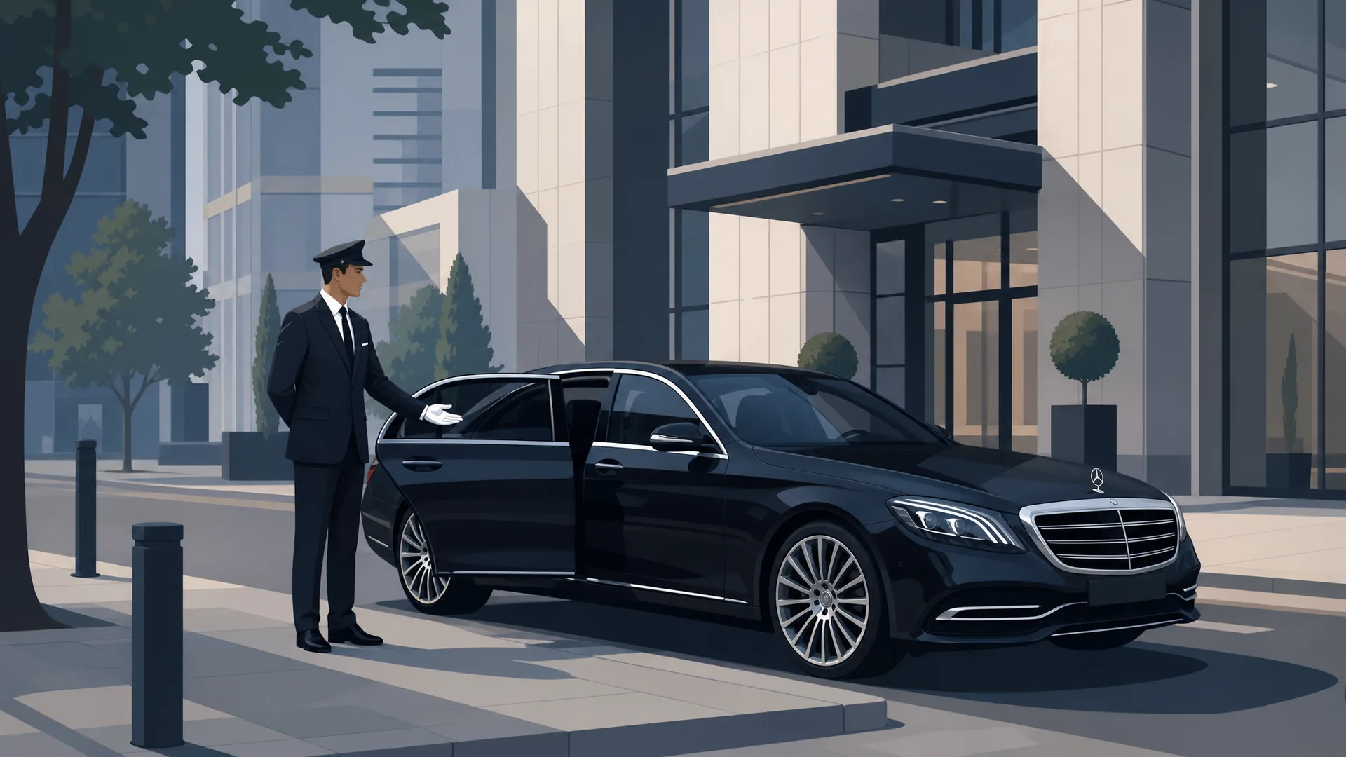 Luxury Car With Driver Services in Madrid