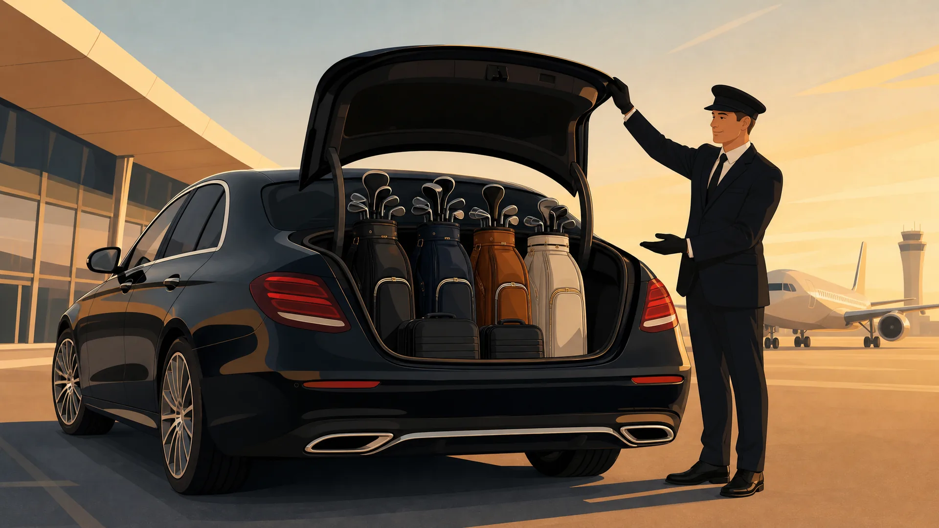Chauffeur Service Madrid Airport to Golf Resort Transfers