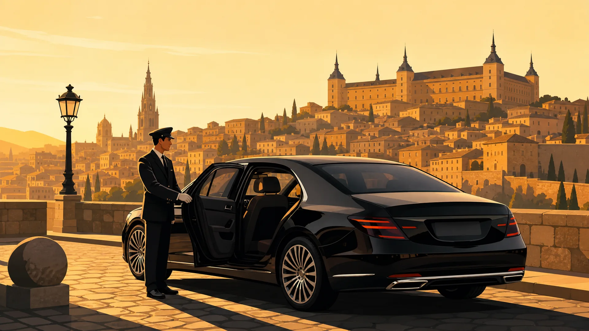Chauffeur Service Madrid to Toledo: Private Day Trip