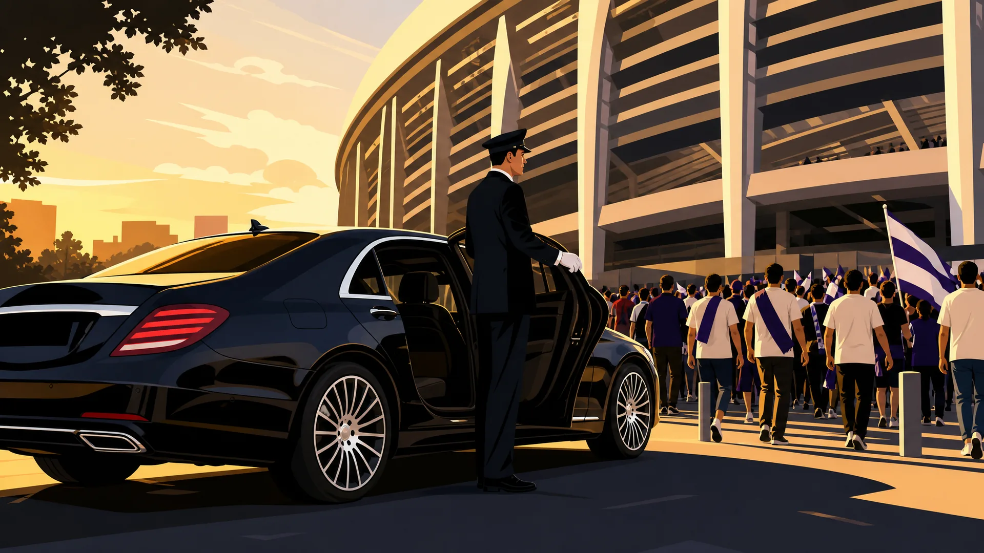 Madrid Santiago Bernabéu Chauffeur Service: VIP Match Day Transport